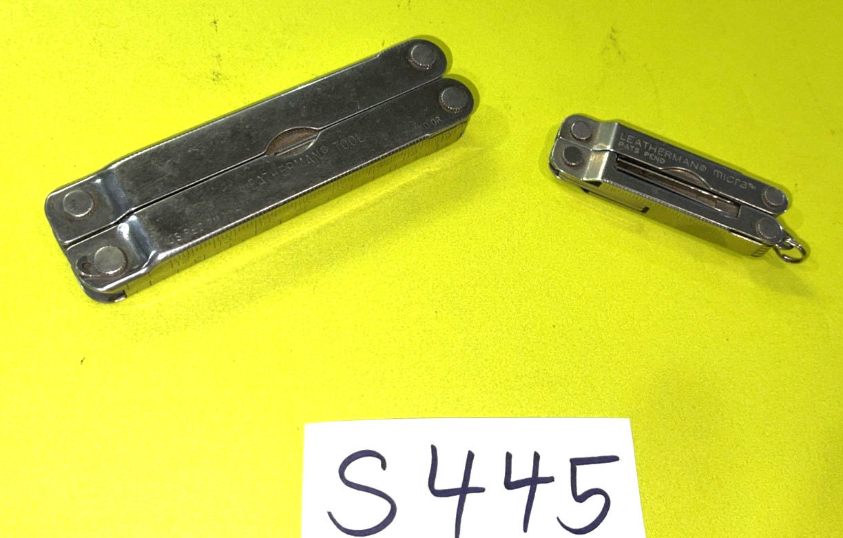 LEATHERMAN 2 KNIVES MULTI TOOL 2 INCH & 4 INCH