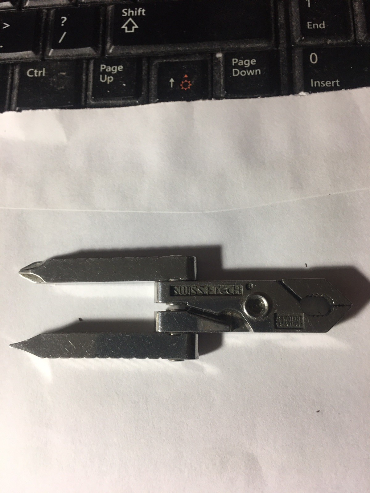 Swiss + Tech Micro-Tech 6-in-1 Multi Tool 1.75″ Folding Pliers Stainless Steel