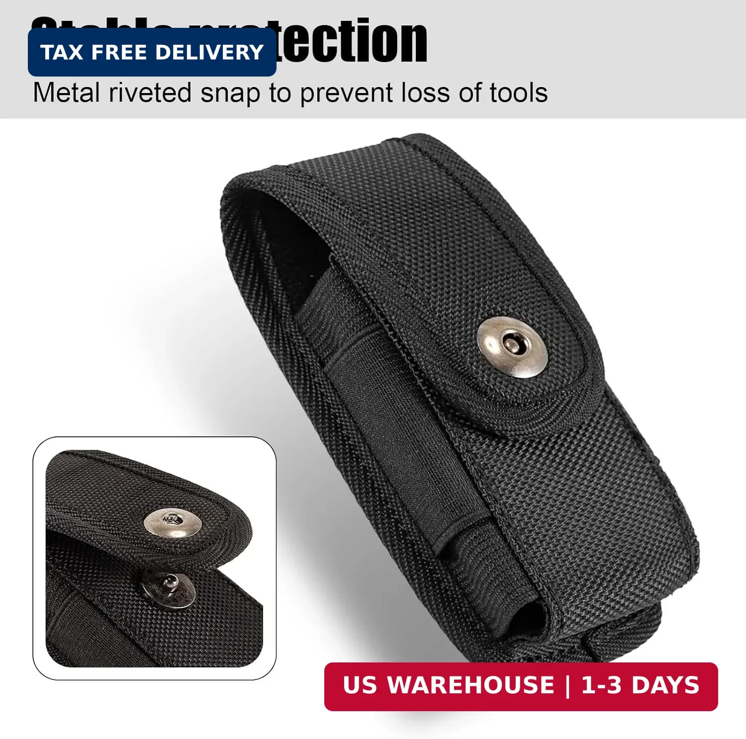 Multitool Sheath, Multitool Pouch, EDC Belt Organizer for Pen/Flashlight/Folding