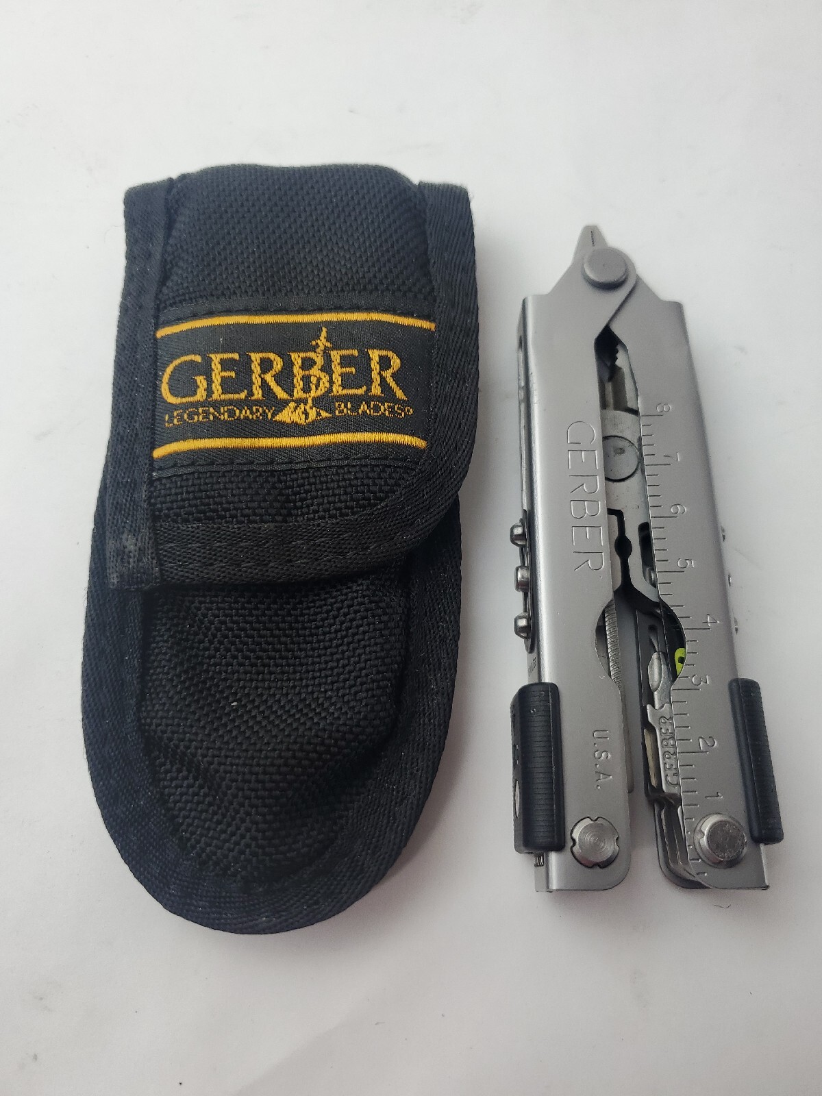 Vintage Gerber U.S.A. Multi Tool w/ Nylon Sheath.