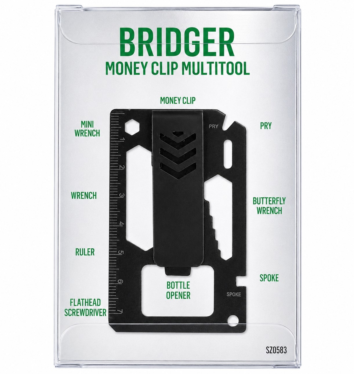 Netskope Traverse Bridger Money Clip Multitool New Military