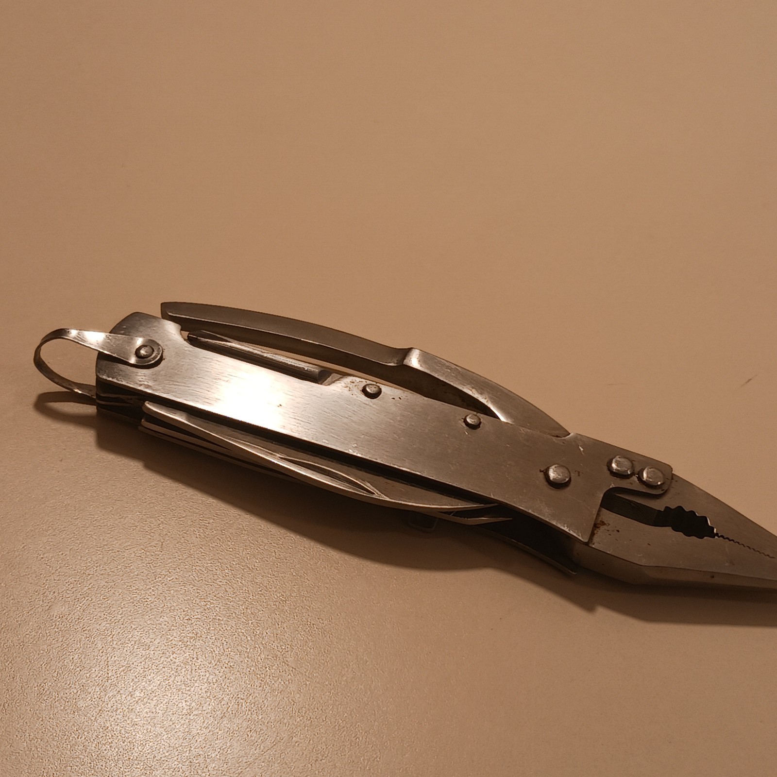 MAXAM 6″ Stainless Steel Multi-Tool Folding Pliers Knife Survival Camping Gear