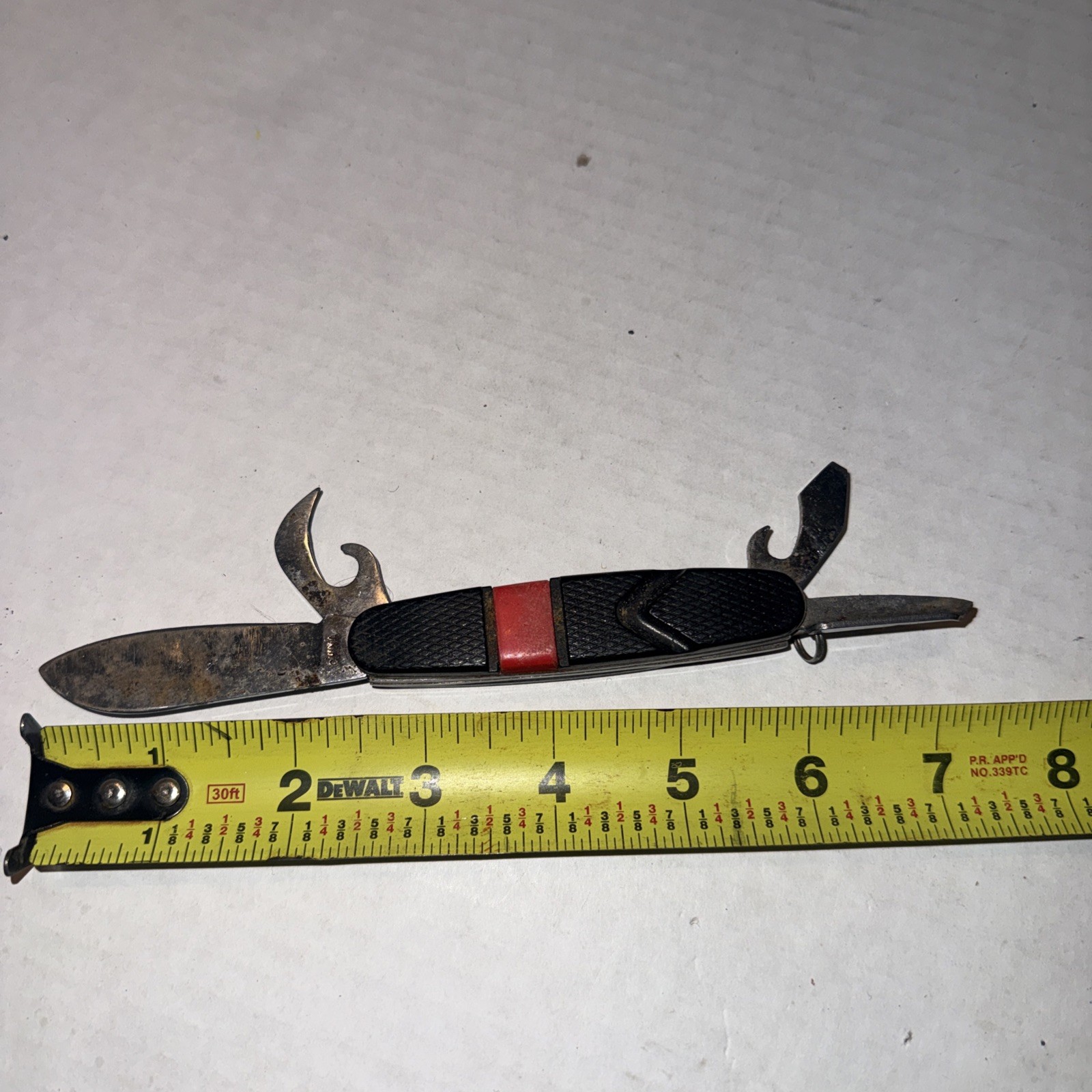 Multi Tool Lot Of 7 Small to medium size UST Ozark Trail Trim Sheffield Rusty !!