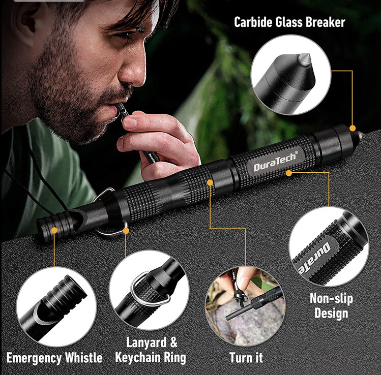 DURATECH Tactical Folding Knife, Multitool Combo Kit, Tactical Survival Tools