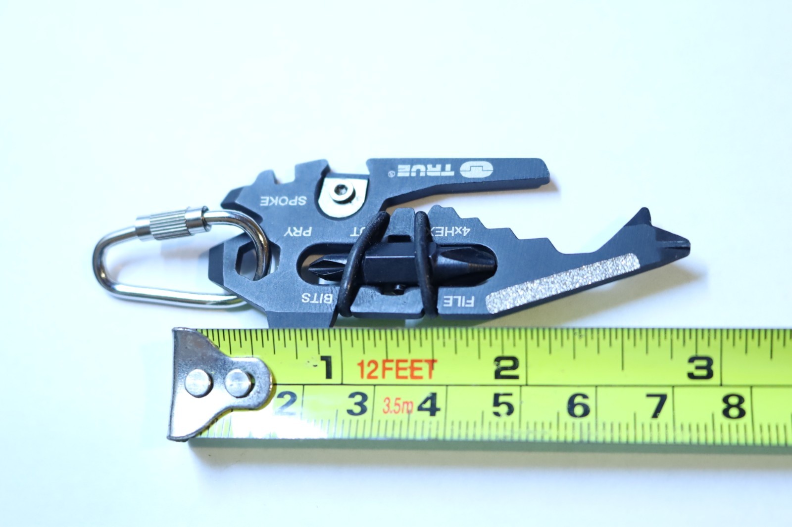 True Utility TU206 Fishface 18-in-1 Black Stainless Steel Multi tool