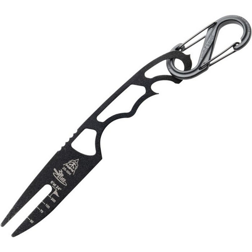 TOPS 3 Putt Golf Divot Tool Black Traction 1095HC Steel Construction – 3PT-01