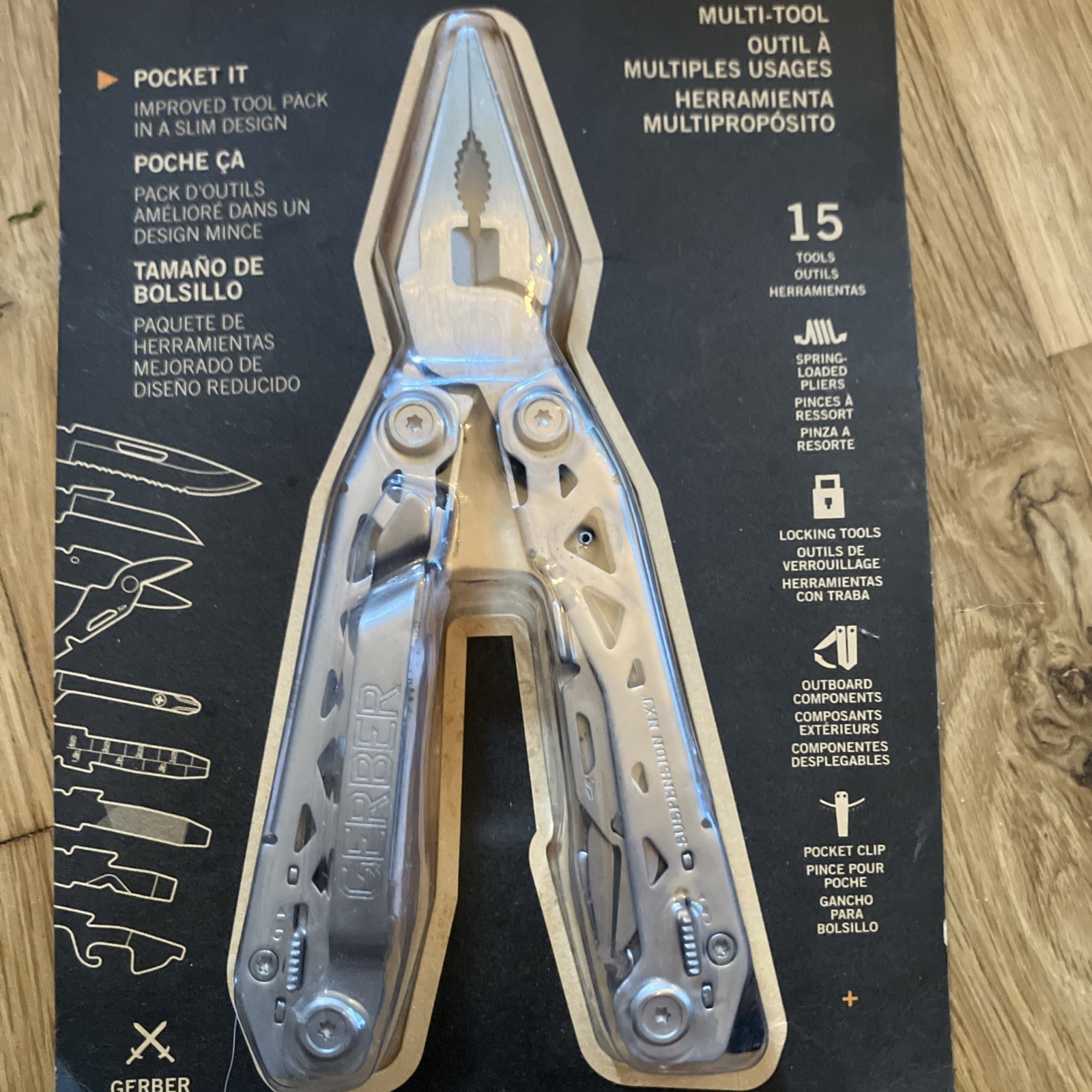 Gerber Suspension NXT 15-N-1 Multi-Tool with Pocket Clip, Model: # 31-003634