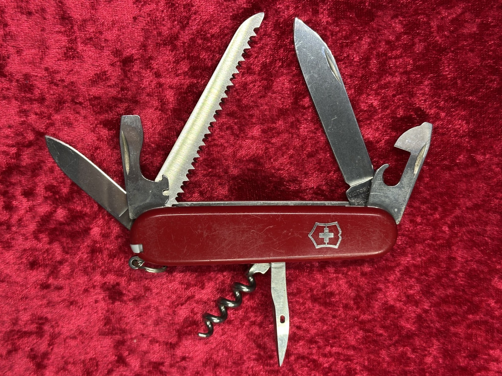Victorinox Camper 10 Tool 3 Layer Swiss Army Knife No Sheath Random Pick (184)