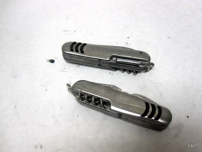4 Pack of Pocket Knife Multi Tool Blade Stainless Steel
