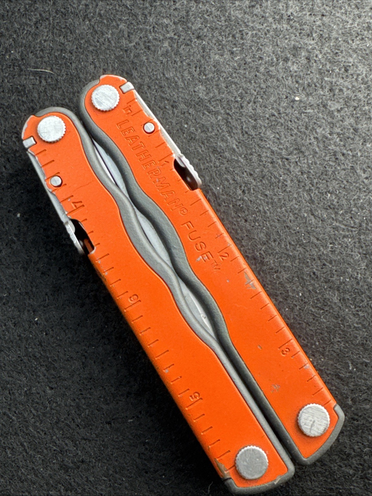 Limited Discontinued Leatherman Fuse Orange Multi-Tool Knife Plier