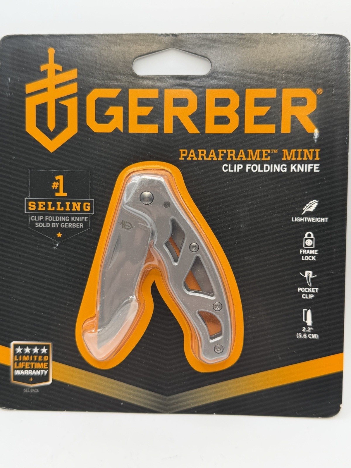 Gerber Mini Paraframe Fine Edge Stainless Steel Folding Knife New 22-48485