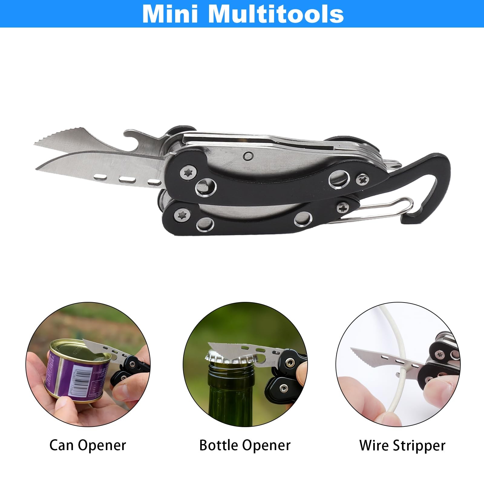 Multi Function Pliers, 9in1 Mini Multitool, Gifts for Men MultiTool with…