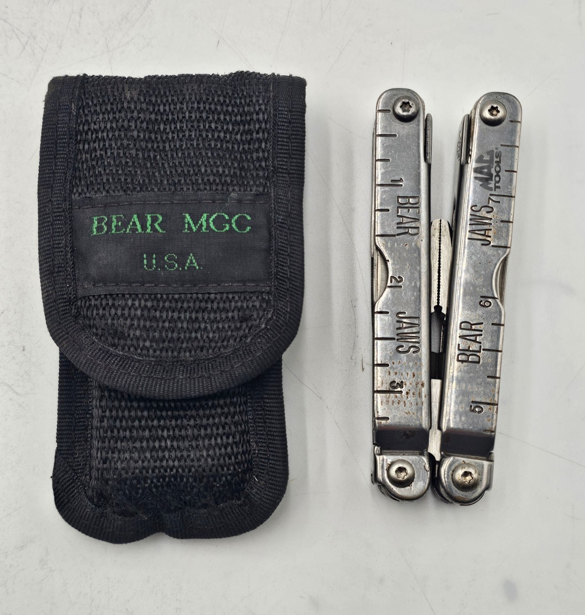 Bear MGC Bear Jaws Multi Tool MAC Tools w/ Nylon Sheath
