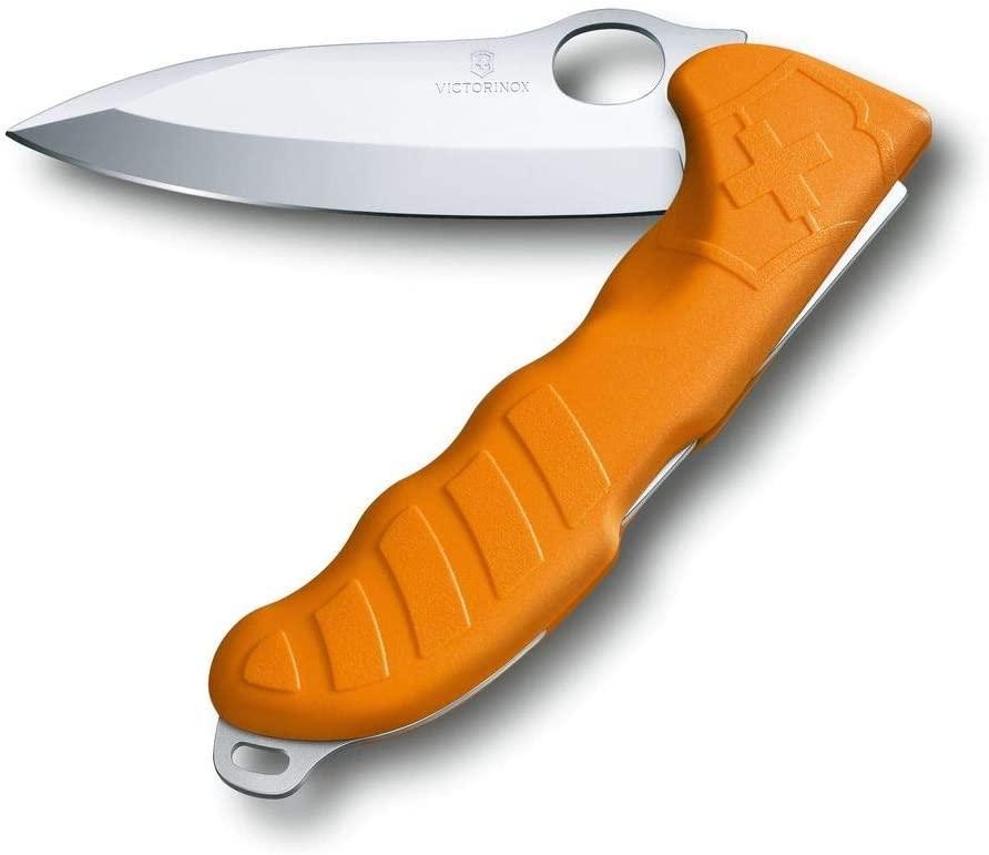 Victorinox Hunter Pro Pocket Knife Lock Blade and Lanyard Hole ‎Orange 0.9411