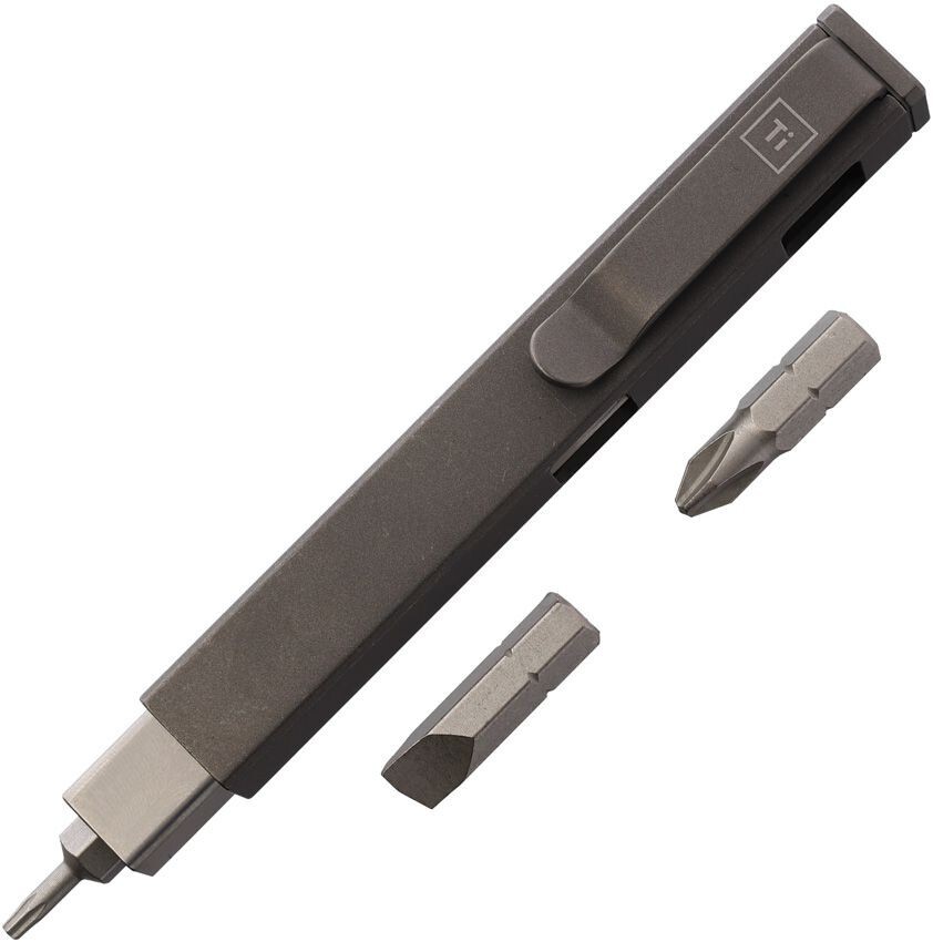 Big Idea Design Titanium Bit Bar Inline Rare-Earth Magnets S2 Steel Hex Bits
