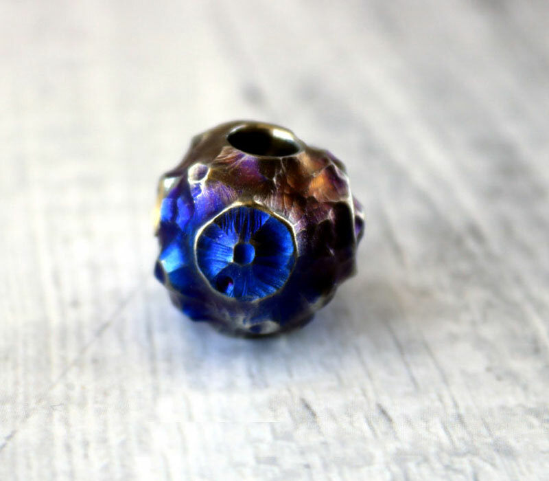 EDC TC4 Titanium Carved Meteorite Lanyard Pendant Bead Key Parachute RopeDIYBead