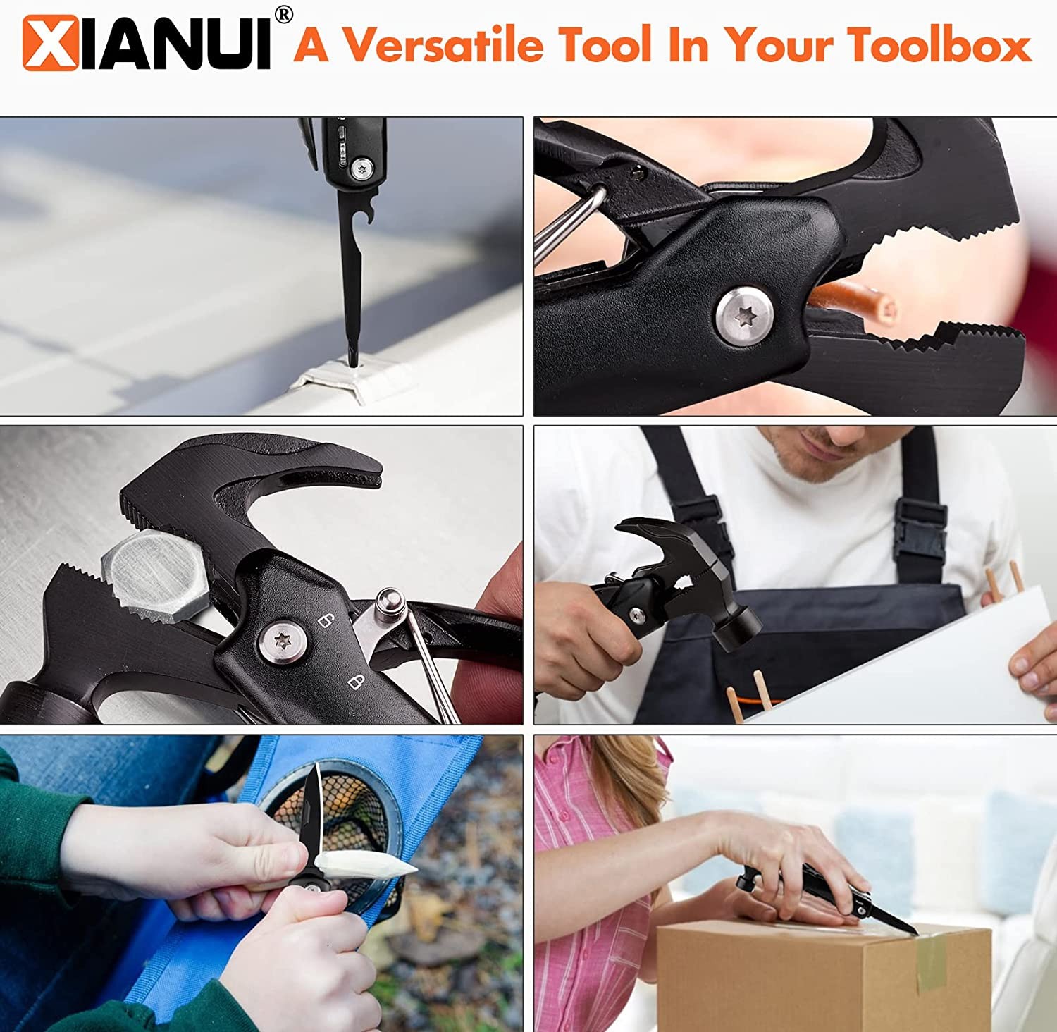 Gifts for Dad, 12 in 1 Multitool Hammer BEST DAD EVER, Dad Gifts from Daughter S