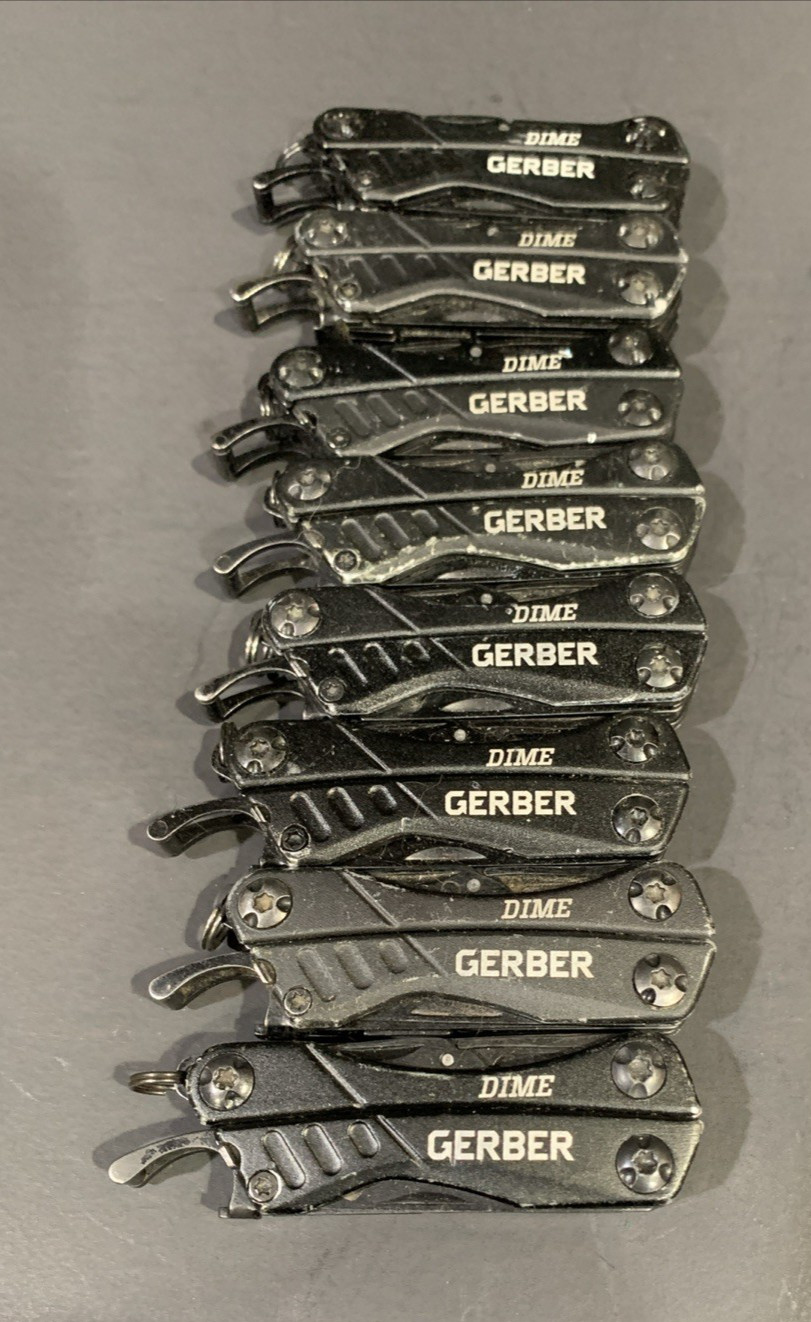 Gerber Dime Multi Tool Lot Of 8 USED