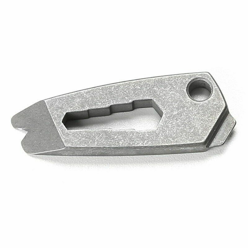 Mini TC4 Titanium Crowbar Pry Bar Underreach EDC Tool Key Keychain Pendant Gifts