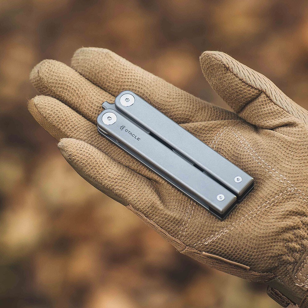Olight Oknife Otacle T1 Titanium Multifunctional Butterfly Pry bar, 6-in-1 Tool