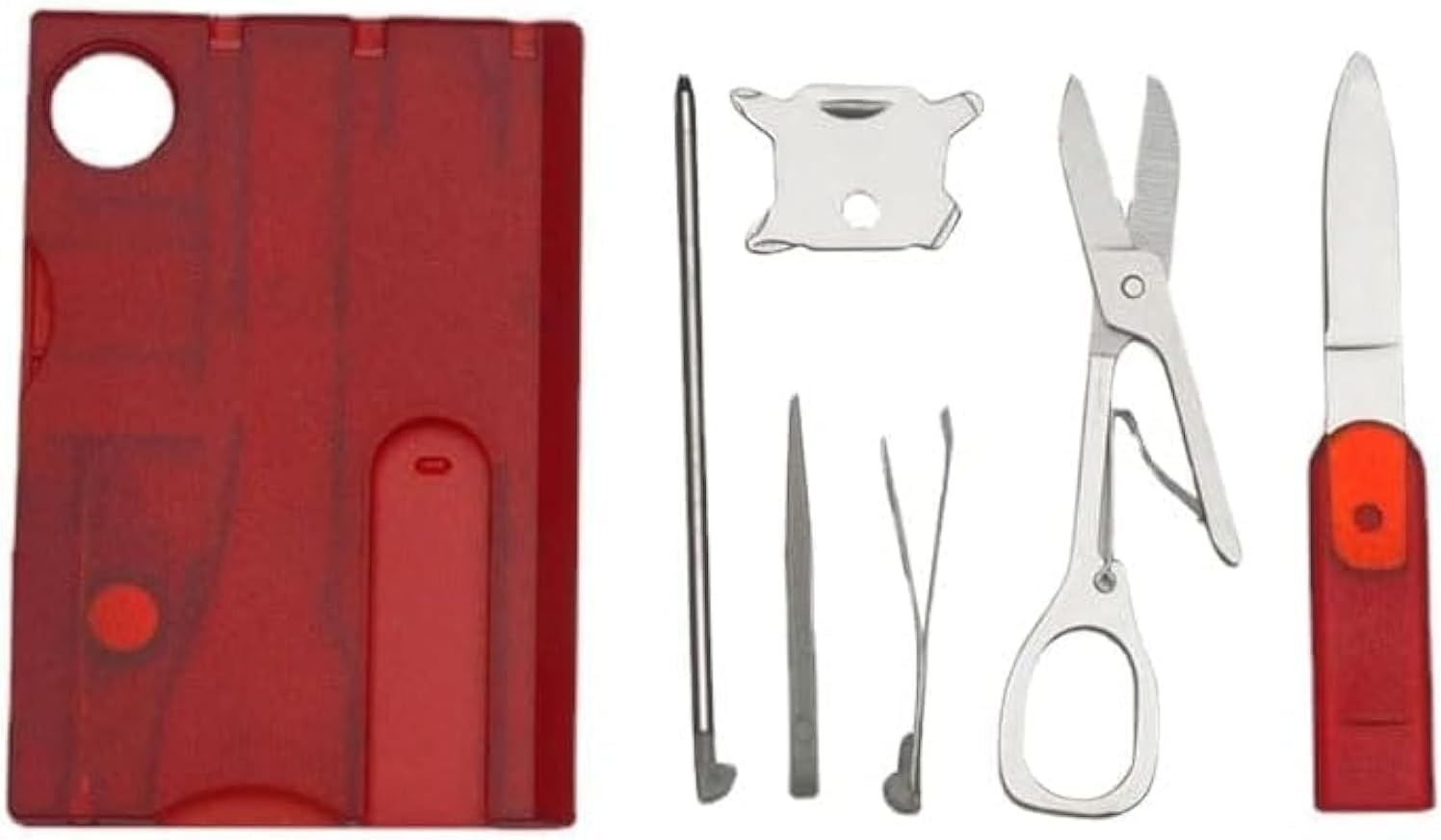 Black Outdoor Survival Bottle Opener Card Multi Tool Outdoor Barbecue Knife