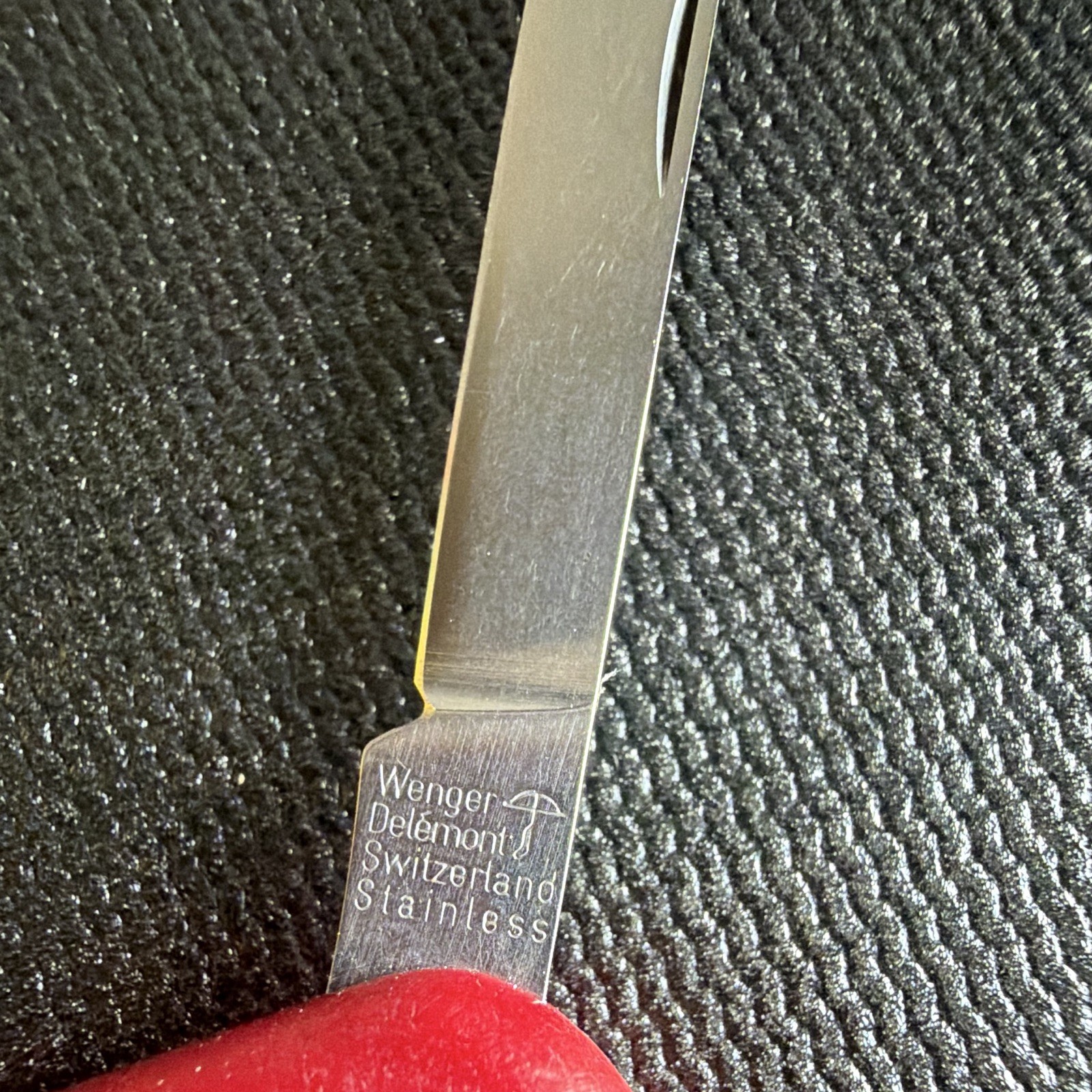 Wenger Delemont Swiss Pocket Knife Multi-Tool Red Stainless w/ Knife Nail File