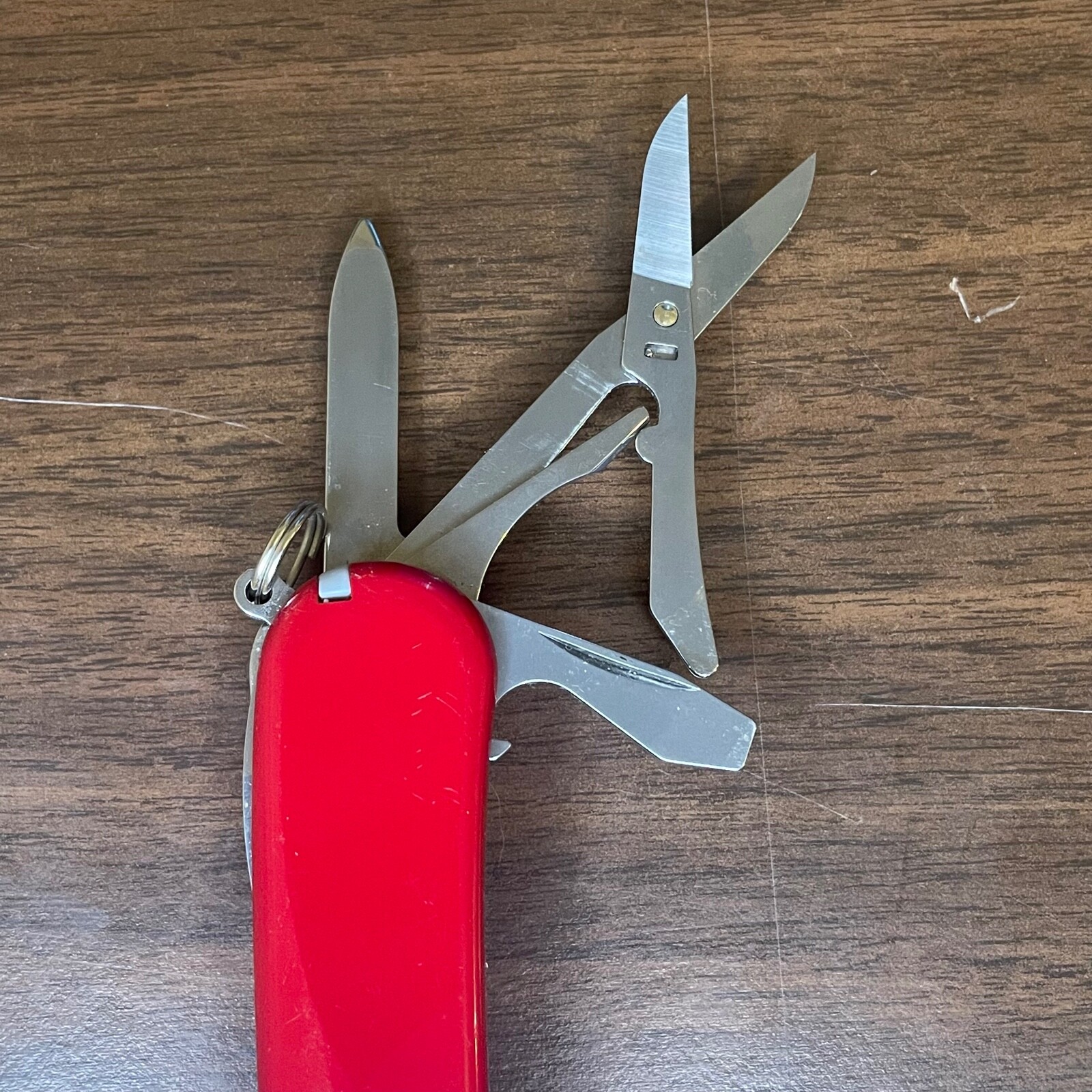 Red Victorinox Evolution 14 Swiss Army Knife- hunting, fishing