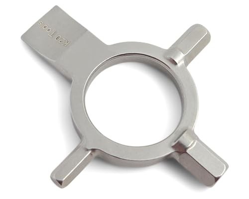 Photography Multi-Tool Keychain with Allen Wrenches & Screwdriver for Cameras, T