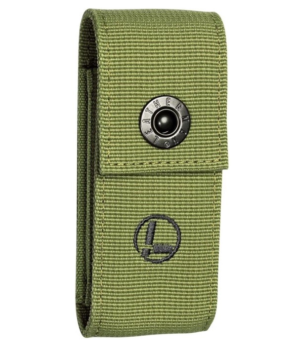 Leatherman Green Nylon Sheath For Belt, Fits 3.25 – 4.5″ Tools – NEW