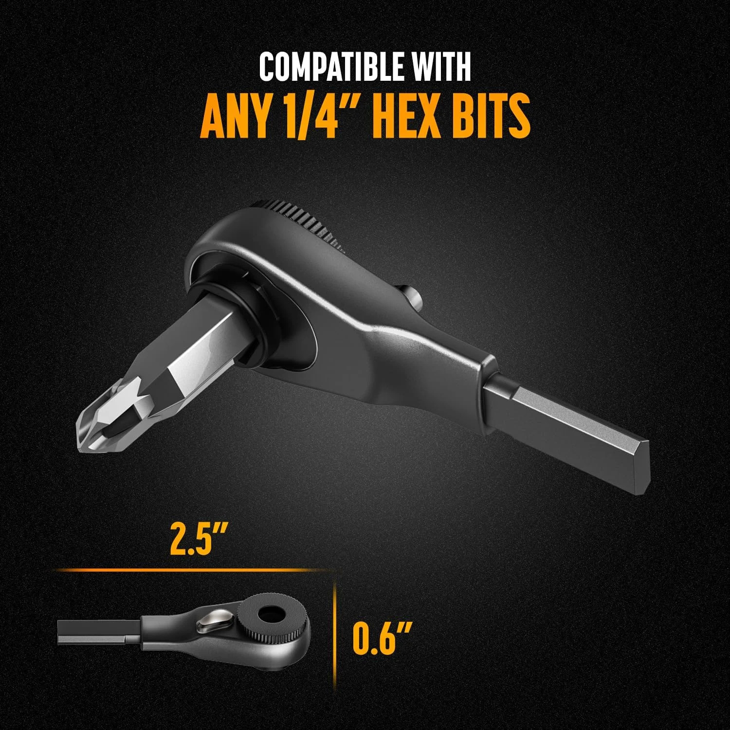 Galvanox Flat-end Ratchet Driver Designed for Leatherman Models – Compatible wit