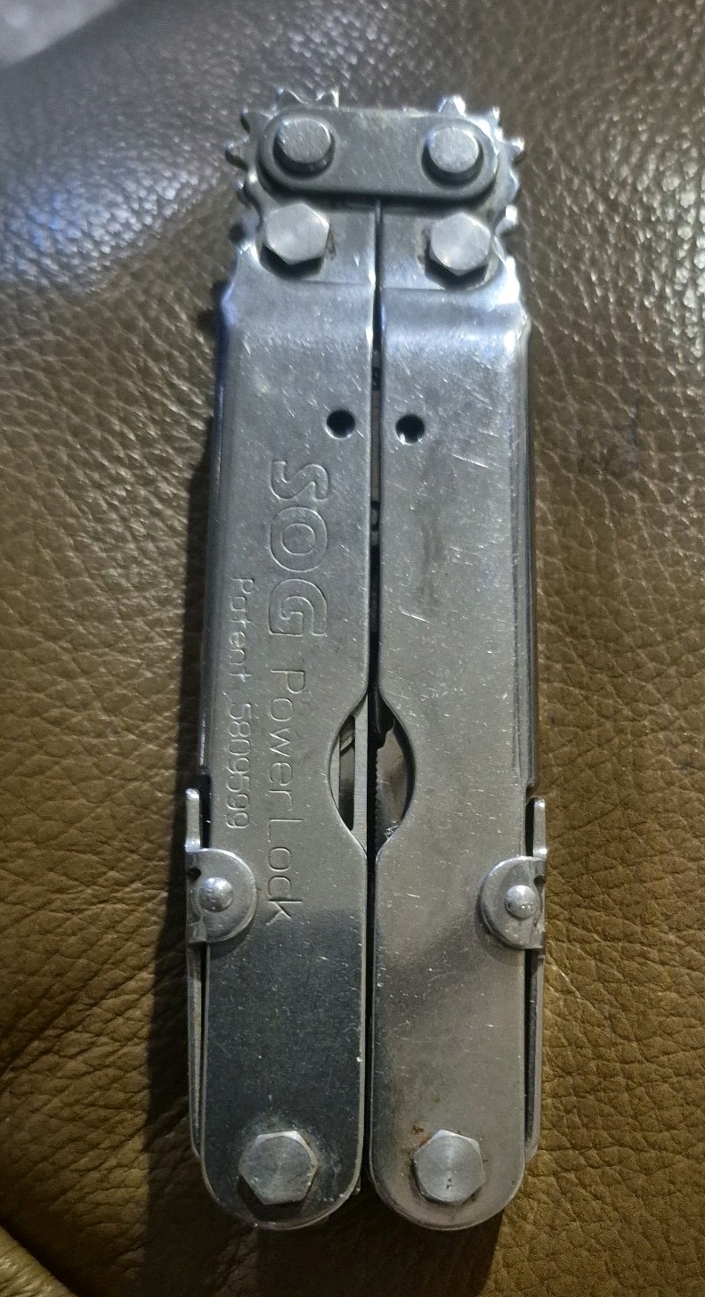 SOG USA PowerLock Stainless Steel Multi Tool Knife Pliers
