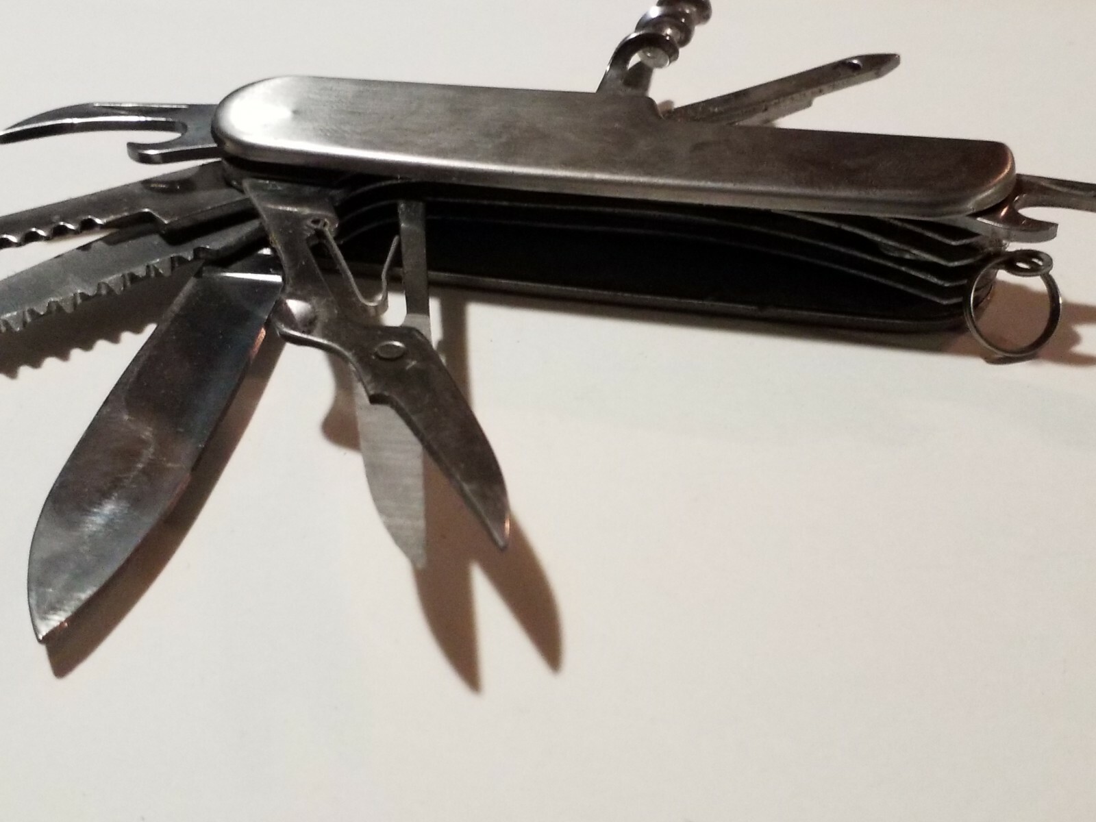 TeamTools 12pc. Multi-tool Stainless Steel Folding Pocket Knife Heavy Duty