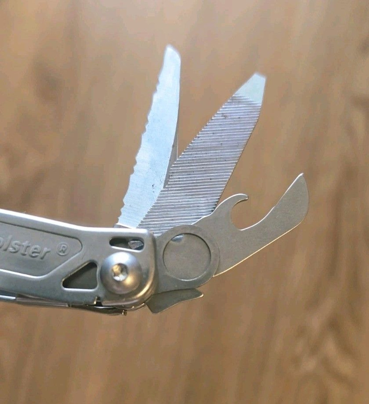 Leatherman Bolster Multi-Tool Silver Heavy Duty Knife Pliers Excellent