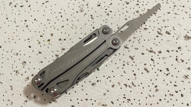 Leatherman Sidekick Stainless Steel Silver Multi Tool Folding Knife, Saw, Pliers