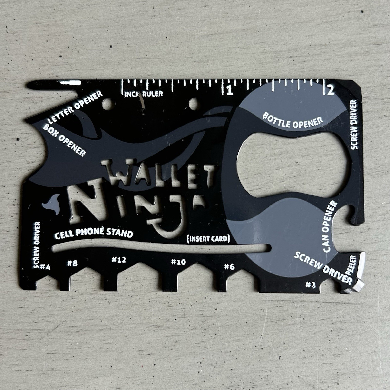 Original Pocket Wallet Ninja Multi-Tool 18 In 1 Credit Card -Multi Purpose Tool