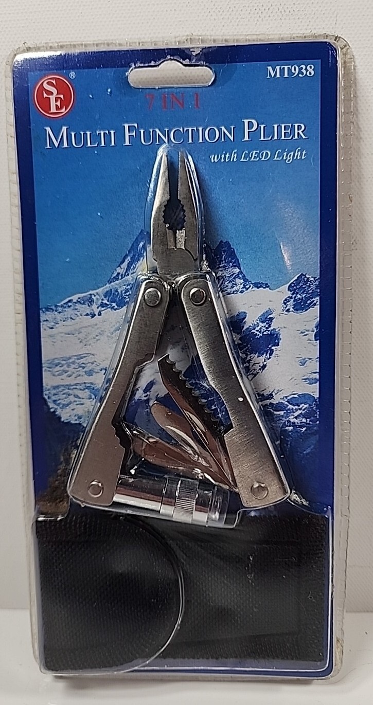 SE MULTI FUNCTION PLIER WITH LED LIGHT L13
