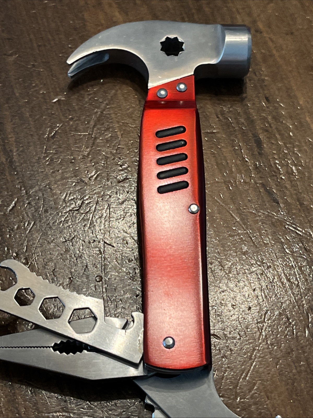 Protocol Hammer Pliers Multi-Tool Knife HANDY 12 In 1 Tool