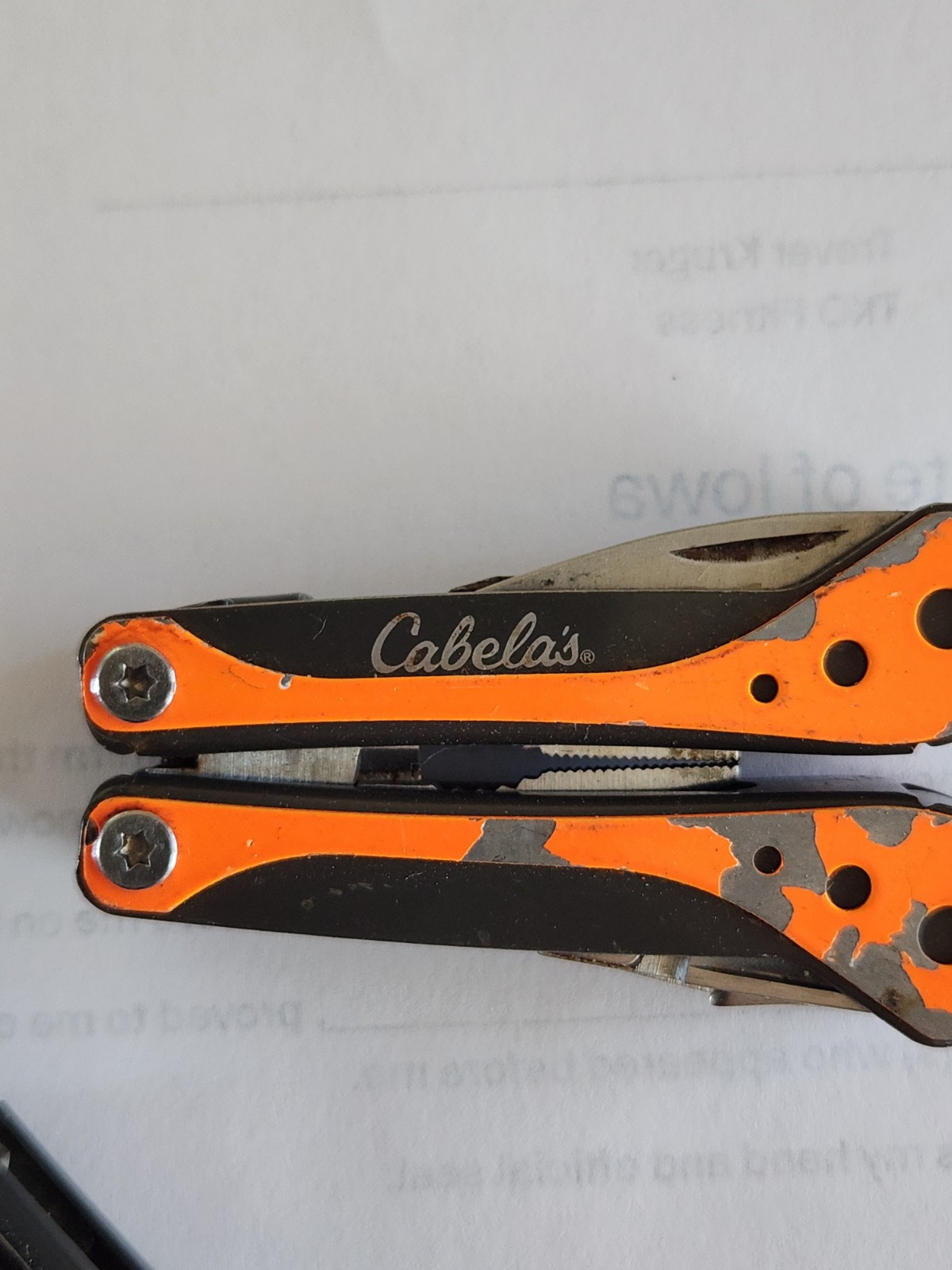 2 Cabelas Small Multi-Tool / Orange, Black