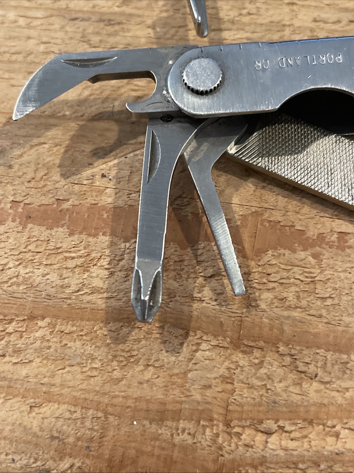 Vintage Leatherman USA PST II Nice Used Condition Scissors Knife File Phillips ￼