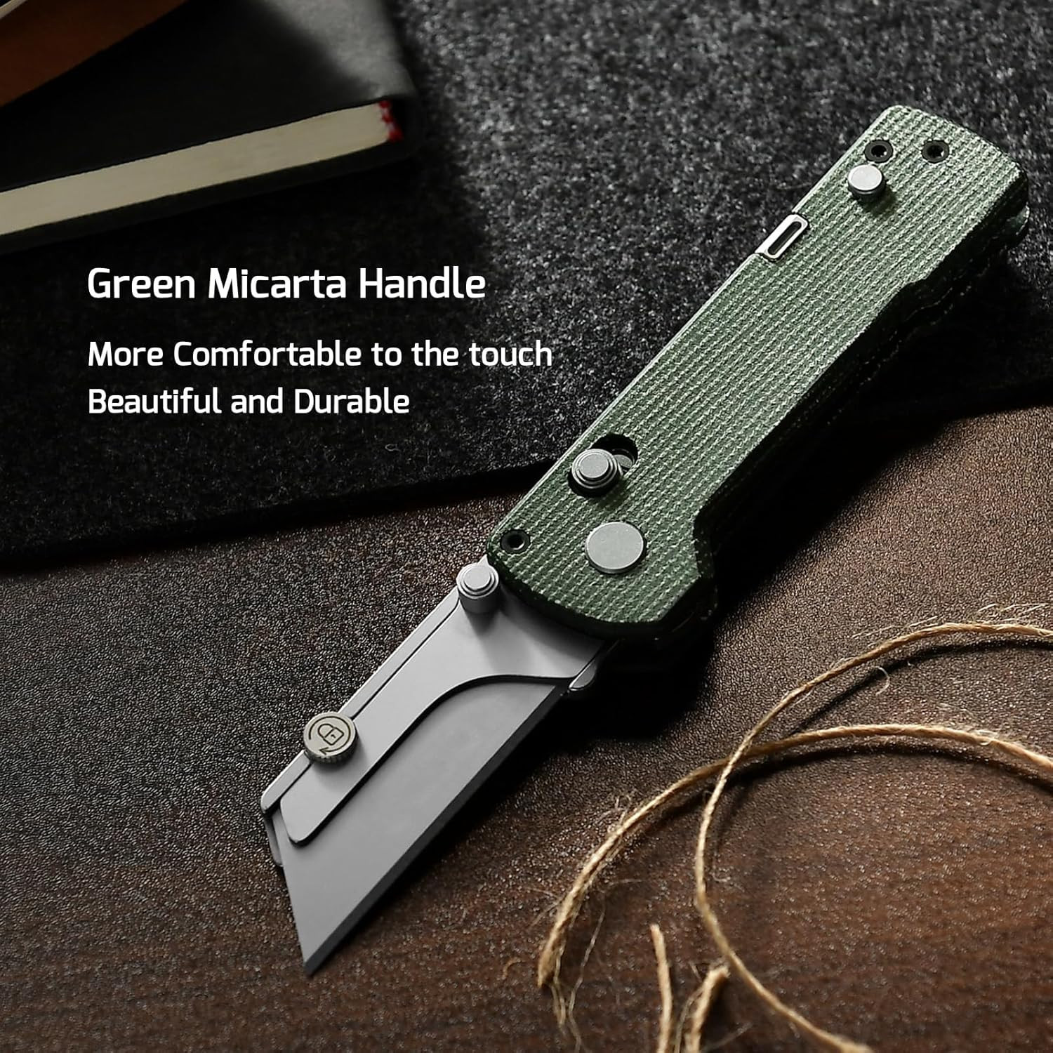 OKNIFE U1 Pro Multitool Folding Utility Knife with Folding Screwdriver, Quick Ch