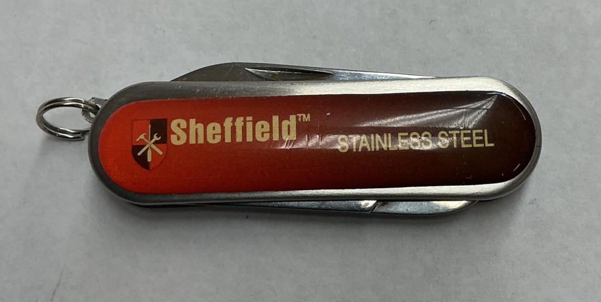 Sheffield 5 Piece Multi Function Knife Set. Flashlight Not Included.