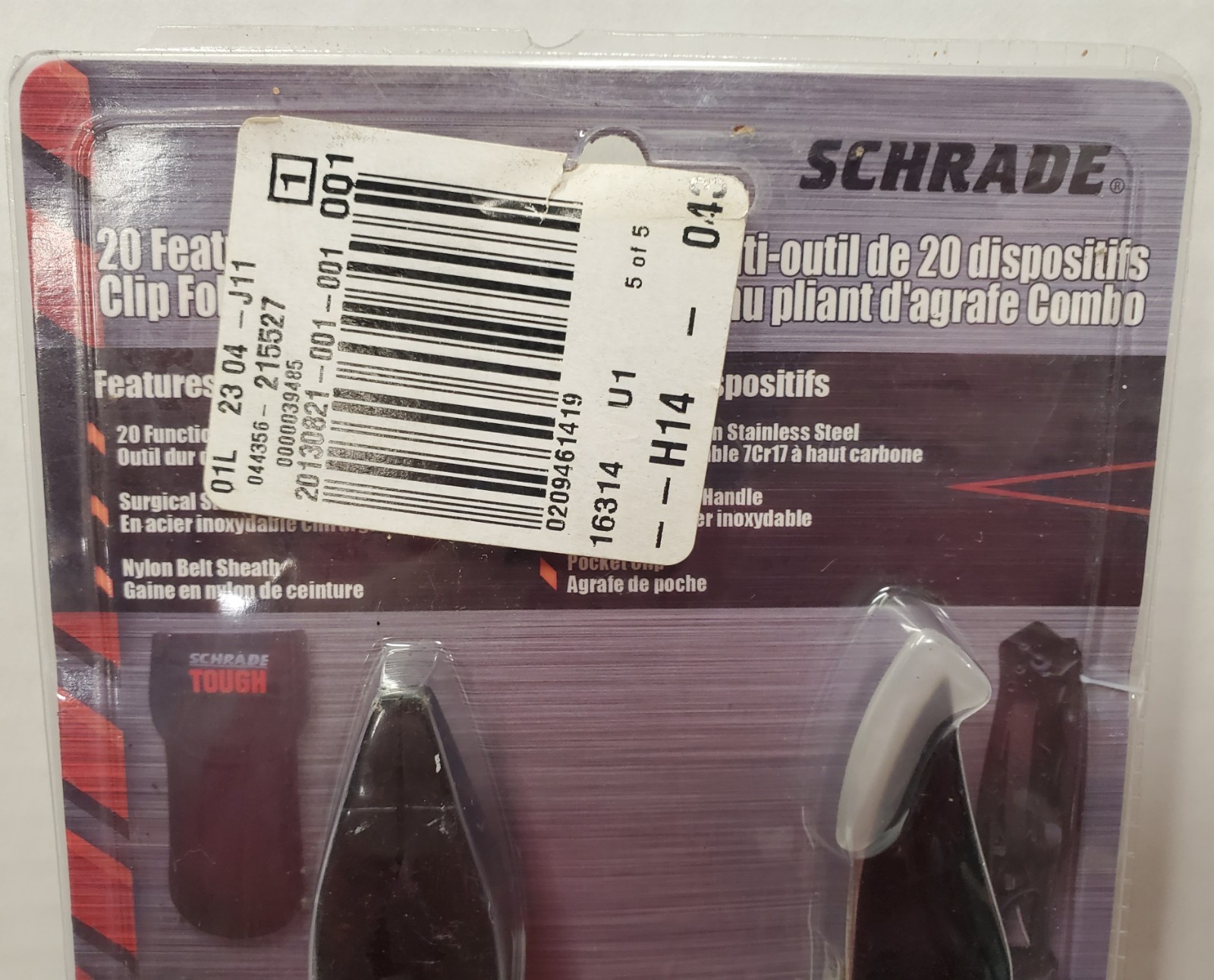 Schrade Tough Combo Multi-Tool&Knife Set●Brand New In Package●Dated 2010●W/Pouch