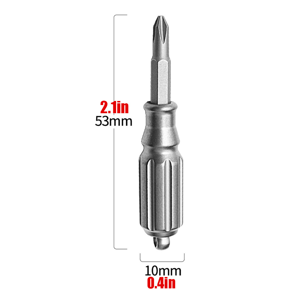 Edc Mini Titanium S2 Steel Screwdriver Portable Keychain Outdoor Pocket Tool