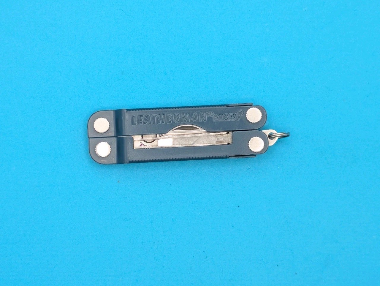 Leatherman Micra Multi-Tool, Knife, Scissors, Key Ring, Blue! *BCC*