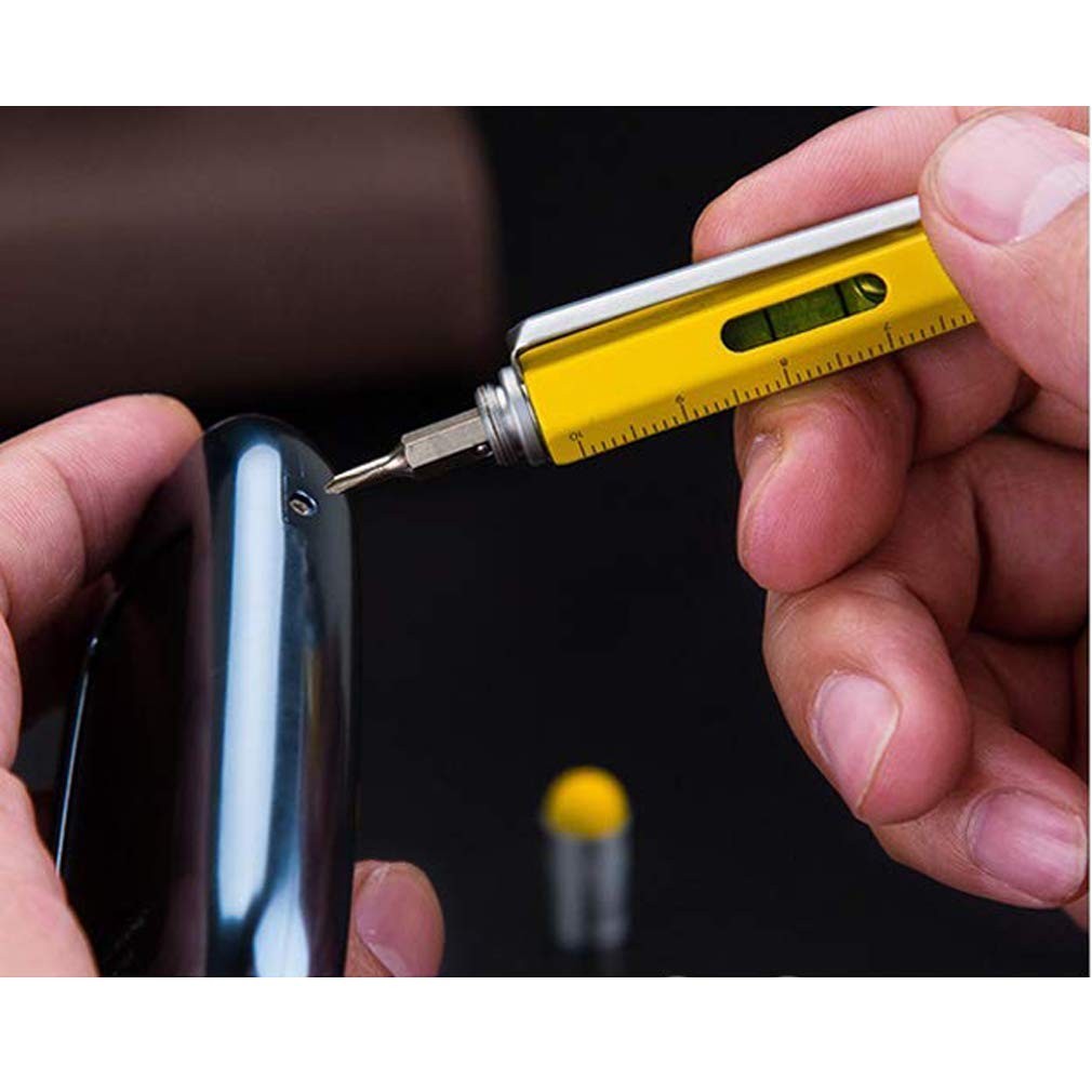 6 in 1 Multitool Pen, Stocking Stuffers, Gifts for Men, Cool Gadgets, Tools