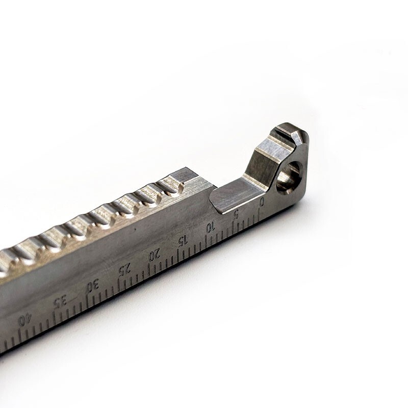 TITANER Titanium Pry Bar Crowbar Multi Tools Ruler Bottle Opener Outdoor EDC