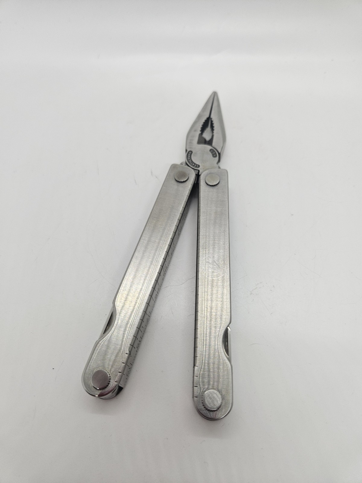 Vintage 1994 Leatherman, Marlboro Country Multi Tool Knife with Leather Sheath