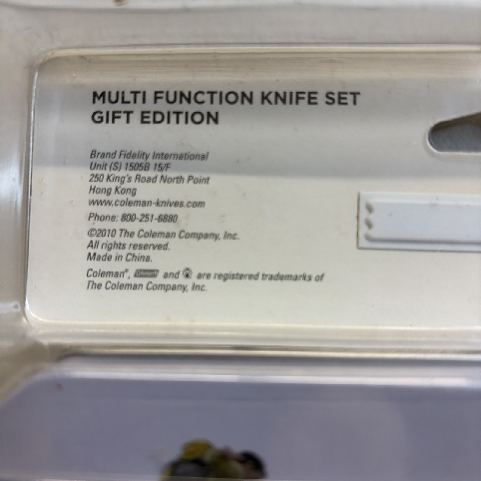 Coleman Multi Function Tool/Knife Set 2-New
