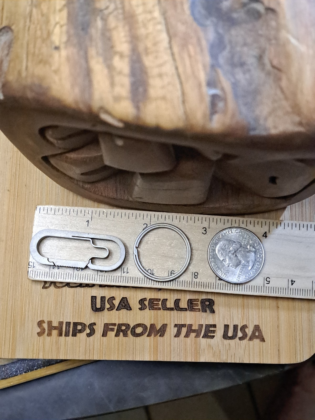 Pro Series Super Mini EDC Titanium Carabiner Keychain