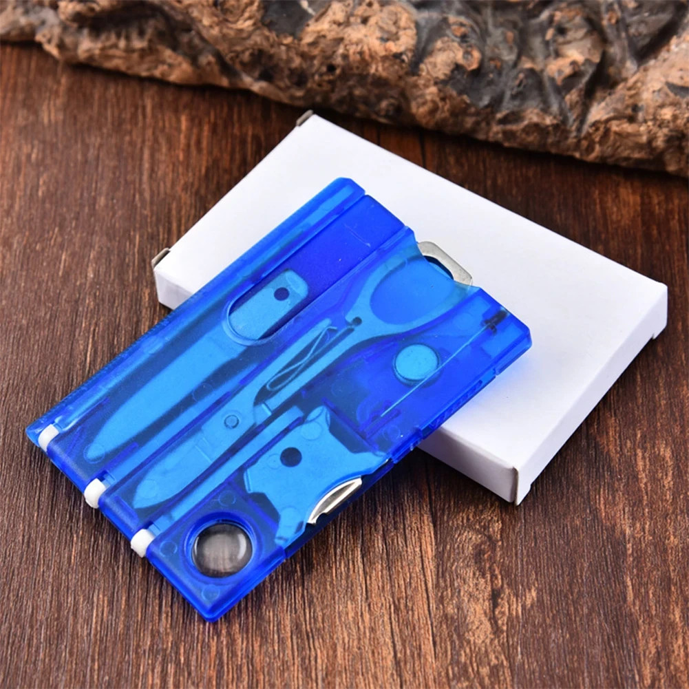 12-in-1 EDC Multitool Survival Tool with Knife Scissors Screwdriver Pocket Card